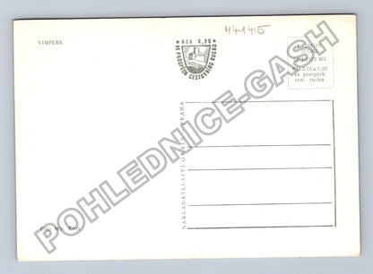 Pohlednice Vimperk hrad a město 1973 (M41415)