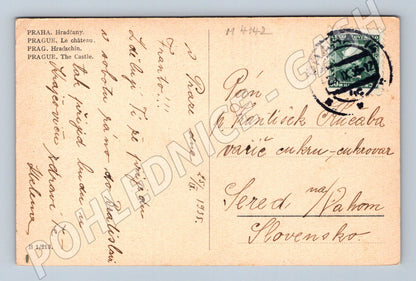 Pohlednice Praha Hradčany historický motiv (M4142)