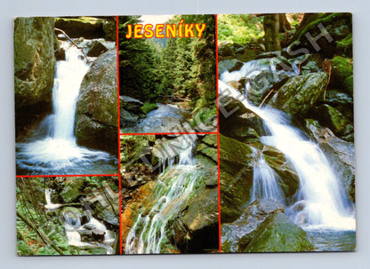 Pohlednice Jeseníky vodopády a kaskády (M41425)