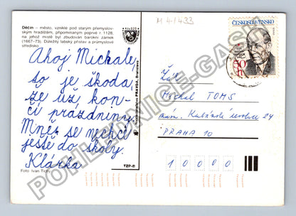 Pohlednice Děčín koláž motivů (M41433)