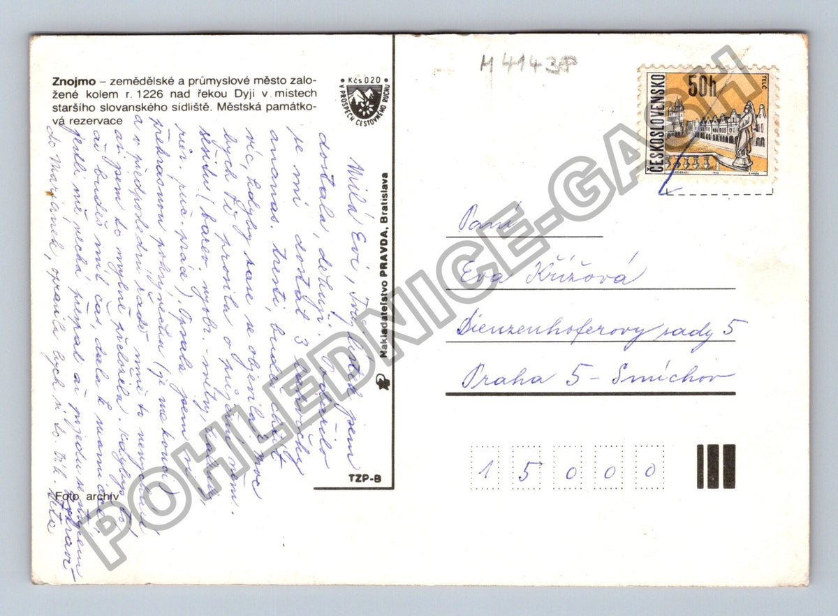 Pohlednice Znojmo koláž motivů (M41438)