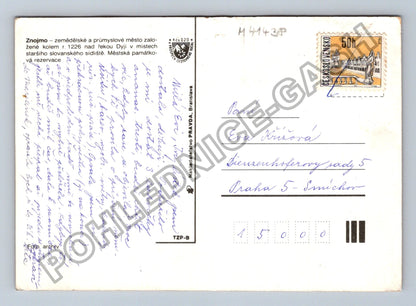 Pohlednice Znojmo koláž motivů (M41438)