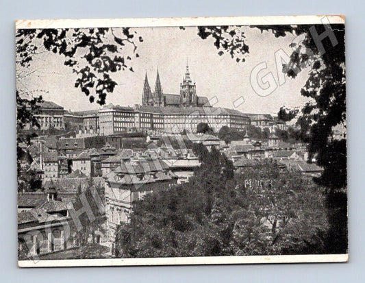 Pohlednice Praha Hradčany historická kolorovaná (M4144)