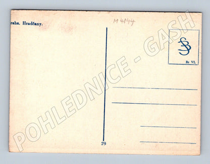 Pohlednice Praha Hradčany historická kolorovaná (M4144)