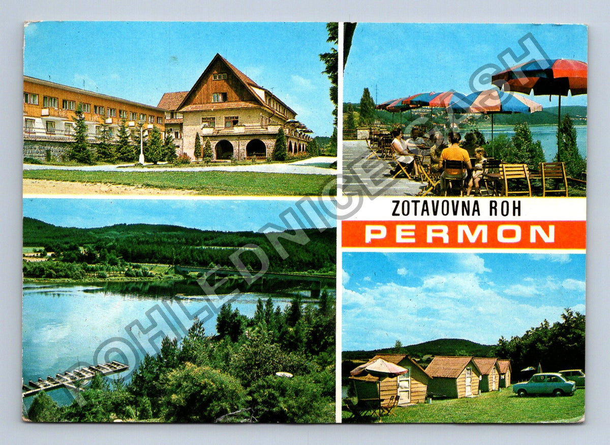 Pohlednice Zotavovna ROH Permon Vestec Hříměždice (M41442)