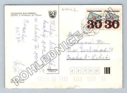 Pohlednice Zotavovna ROH Permon Vestec Hříměždice (M41442)