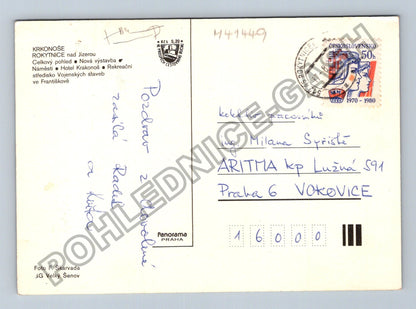 Pohlednice Rokytnice nad Jizerou koláž motivů (M41449)