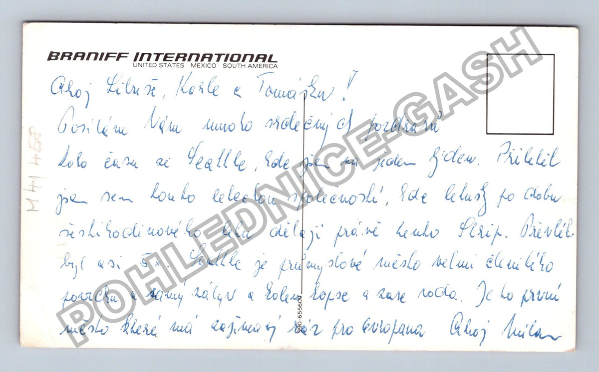 Pohlednice USA Braniff International Air Strip Part II (M41458)