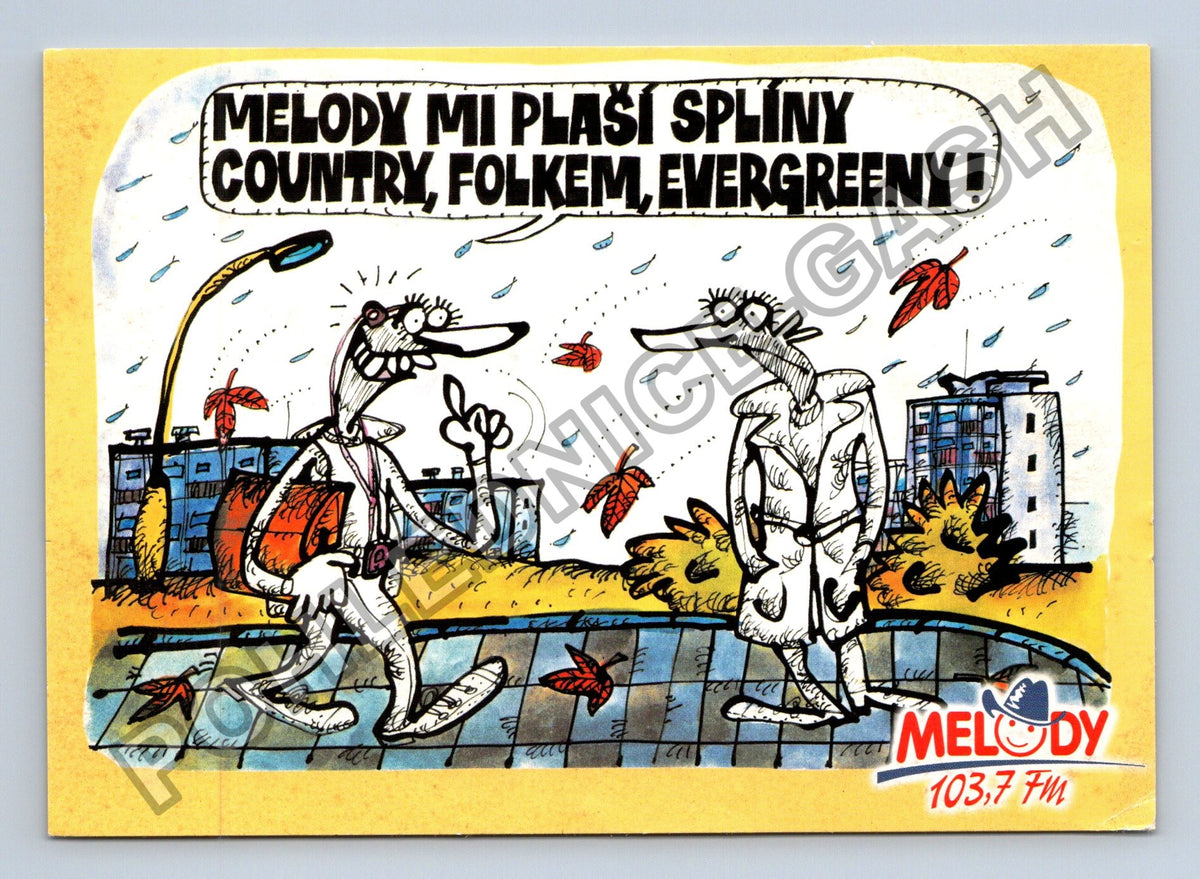 Pohlednice Melody mi plaší splíny Country Folk Evergreeny (M41460)