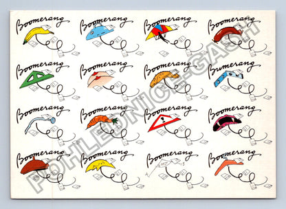 Pohlednice Boomerang různé motivy 1996 (M41461)