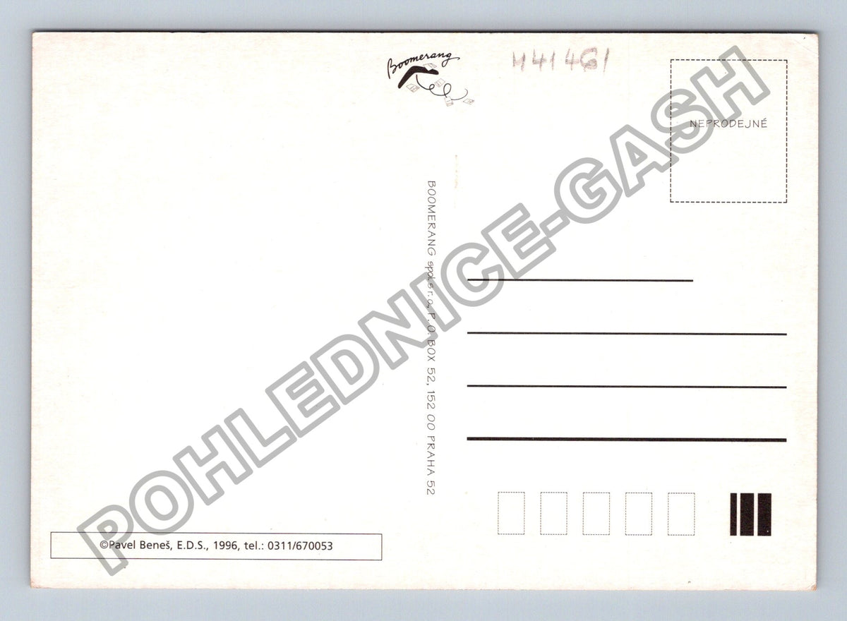 Pohlednice Boomerang různé motivy 1996 (M41461)