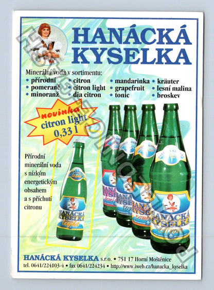 Pohlednice Hanácká kyselka reklama na nápoje (M41464)