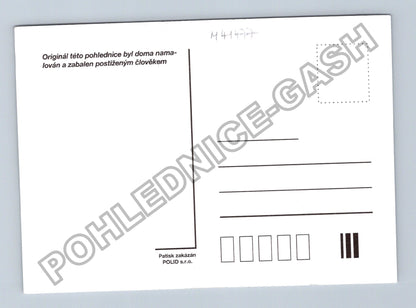 Pohlednice Holubice štěstí Hodně štěstí (M41477)