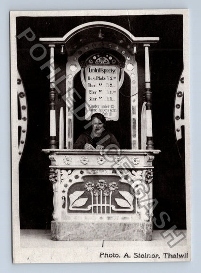 Stará fotografie Švýcarsko Thalwil Mathilde Leuzinger 1921 (M41478)