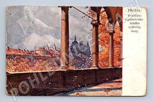 Pohlednice Praha Hradčany Letohrádek královny Anny (M4148)