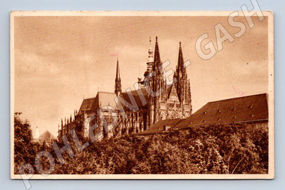 Pohlednice Praha Chrám sv Víta starý motiv (M4149)