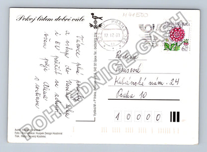 Pohlednice Vánoční betlém z perníku (M41500)