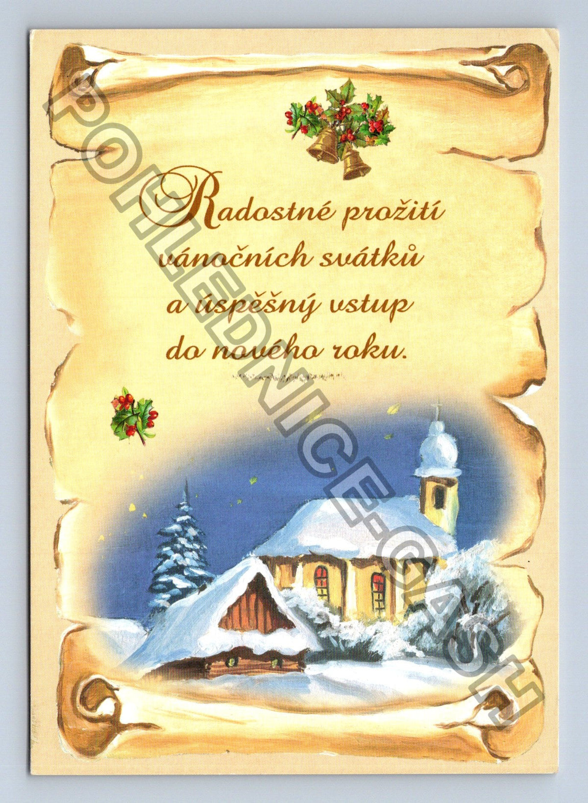 Pohlednice Radostné prožití vánočních svátků a úspěšný vstup (M41501)