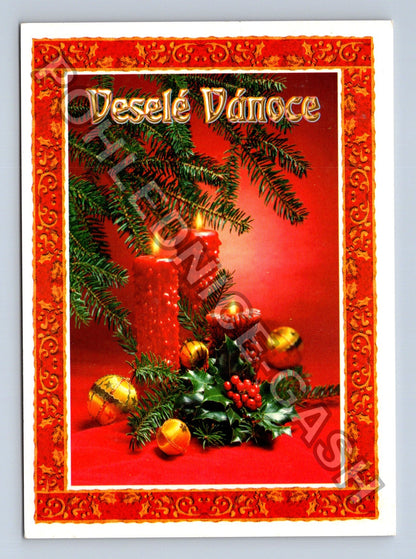 Pohlednice Veselé Vánoce sváteční motiv (M41505)