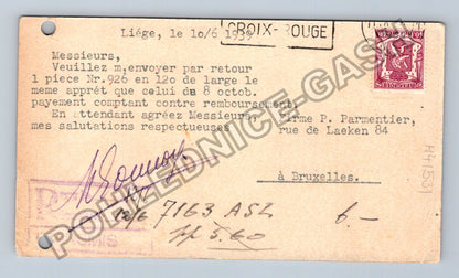 Starý Belgie reklama nitě Fil au Louis dOr 1939 (M41531)
