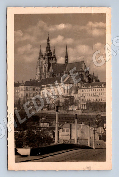 Pohlednice Pražský hrad Protektorát 1943 motiv (M4154)