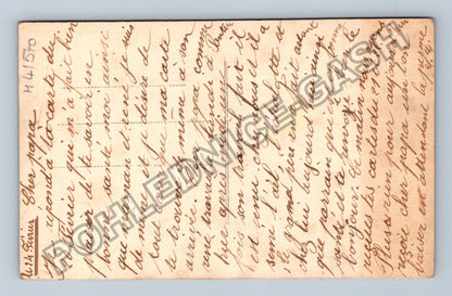 Pohlednice Francie kytice růží (M41540)