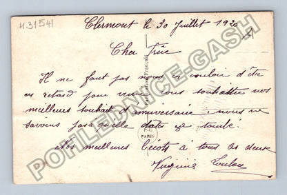Pohlednice Francie Kytice macešek k narozeninám 1920 (M41541)