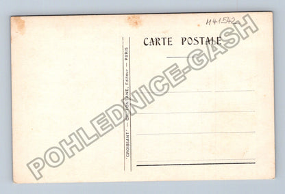 Pohlednice Francie La Charité vyšívané růže (M41542)