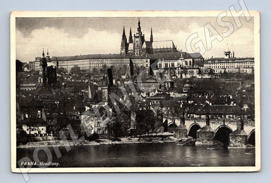 Pohlednice Praha Hradčany historický motiv (M4156)