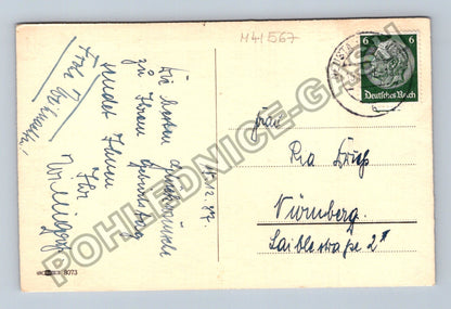 Pohlednice Německo růže k narozeninám 1937 (M41567)