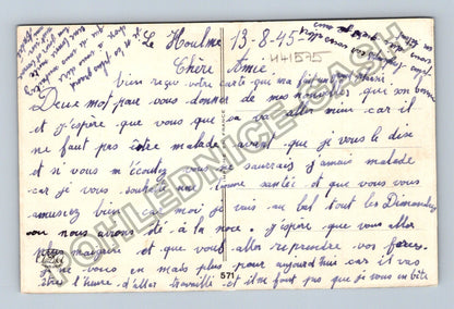 Pohlednice Francie kytice sedmikrásek 1945 (M41575)