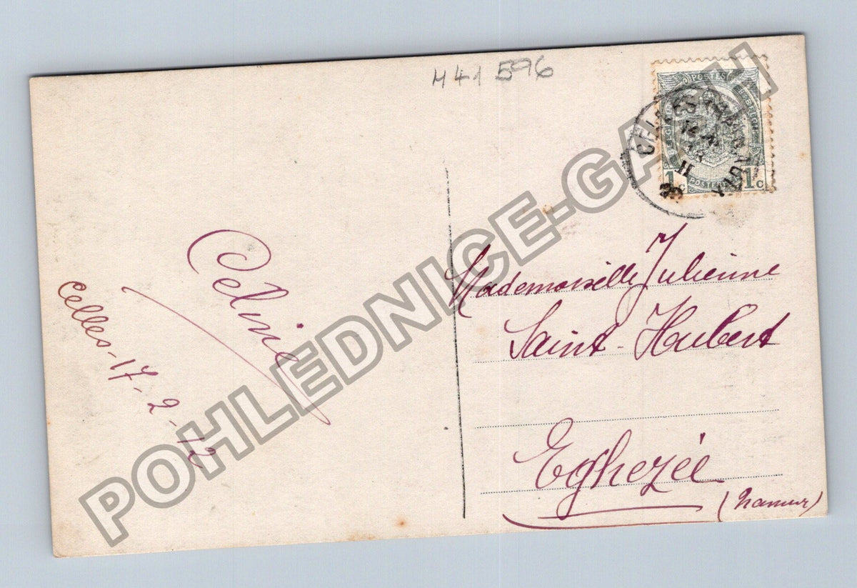 Pohlednice Francie růže Céline 1912 (M41596)