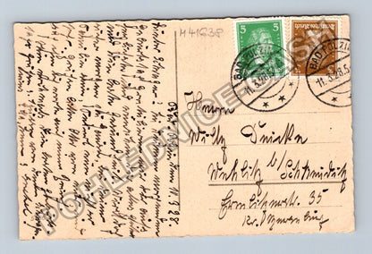 Pohlednice Německo květiny přání k narozeninám 1928 (M41638)