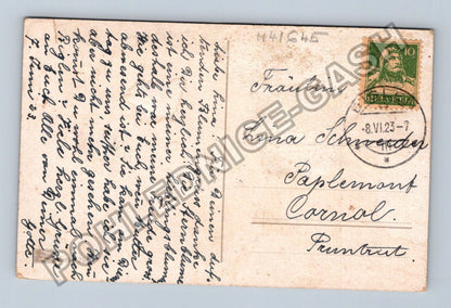 Pohlednice Švýcarsko květiny růže karafiáty 1923 (M41645)