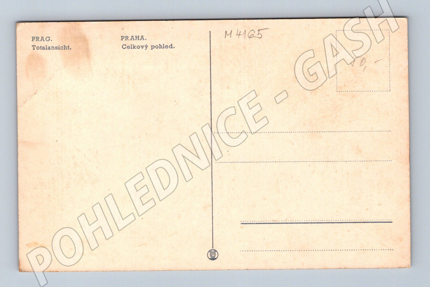 Pohlednice Praha Pražský hrad a sv Víta motiv (M4165)