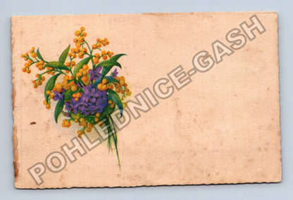 Pohlednice Francie Paříž kytice květin LAbeille (M41678)