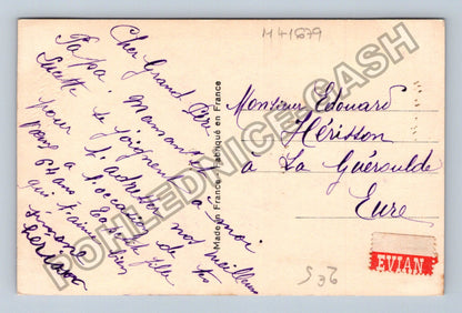 Pohlednice Francie kytice fialek Heureux Anniversaire (M41679)