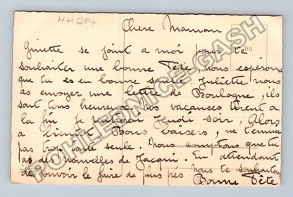 Pohlednice Francie podkova fialky S.te Marie (M41684)