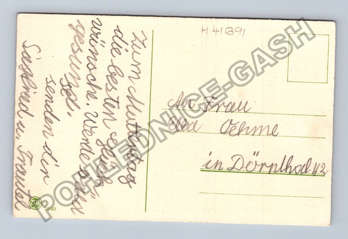 Pohlednice Německo Zum Muttertag květiny (M41691)