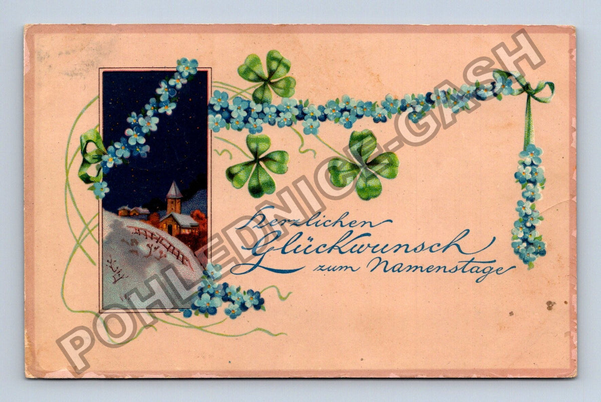 Pohlednice Německo Herzlichen Glückwunsch zum Namenstage 1911 (M41702)
