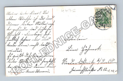 Pohlednice Rakousko Fröhliche Pfingsten kvetoucí stromy (M41716)