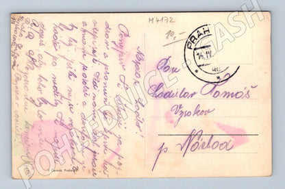 Pohlednice Praha Václavské náměstí historický motiv (M4172)