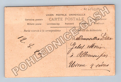 Pohlednice Francie žena s květinami Bonne Fête 1920 (M41728)