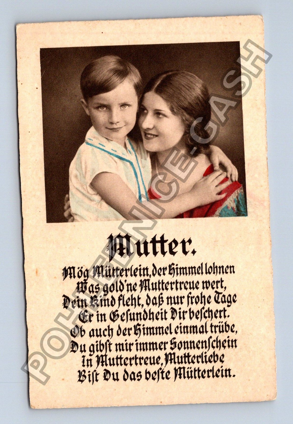Pohlednice Německo Mutter matka s dítětem (M41729)