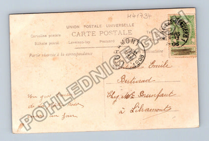 Pohlednice Francie Tendresses žena s košíkem růží 1908 (M41734)