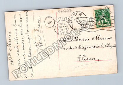Pohlednice Belgie Novoroční přání Bonne Année 1913 (M41737)