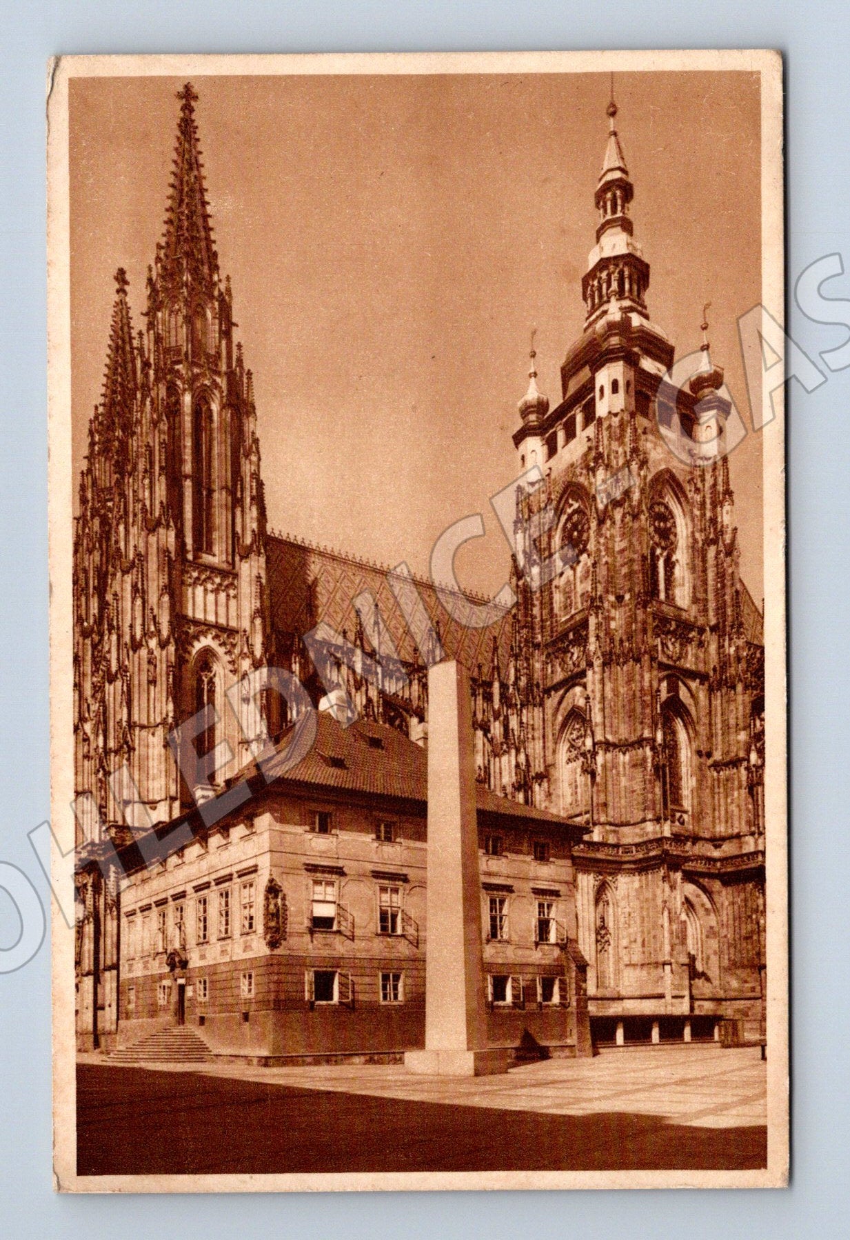 Pohlednice Praha Chrám sv Víta starý motiv (M4174)