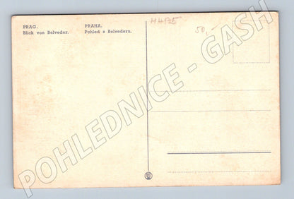Pohlednice Praha Pražský hrad z Belvederu (M4175)