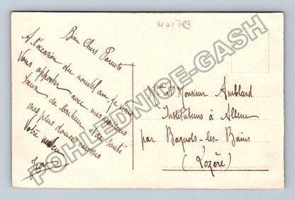 Pohlednice Francie zimní krajina Bonne Année (M41783)