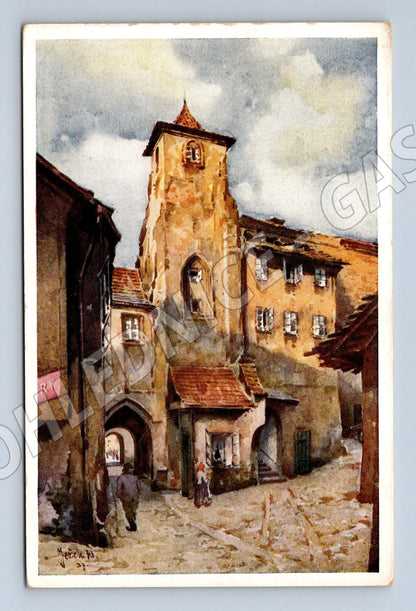 Pohlednice Praha Klášter sv Anežky umělecký motiv (M4179)